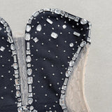 STRAPLESS RHINESTONE BANDAGE DRESS IN BLACK Dresses styleofcb