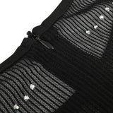 MESH DIAMOND DECORATIVE MAXI DRESS IN BLACK styleofcb