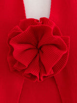 HALTERNECK FLOWER TOP IN RED Tops styleofcb