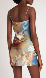 SPAGHETTI PRINTED MINI DRESS Dresses styleofcb