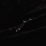 RHINESTONE SERPENTA DEEP-V VELVET MINI DRESS Sequins Dress styleofcb