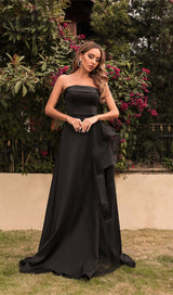 OFF SHOULDER BACKLESS MAXI DRESS IN BLACK styleofcb