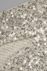 ONE-SHOULDER SEQUINS CUT OUT SPLIT MAXI DRESS Sequins Dress Oh CICI