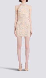 PEARL EMBROIDERED TWO PIECE SET IN IVORY DRESS STYLE OF CB