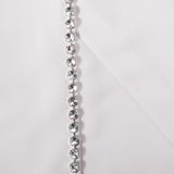 BANDAGE FEATHER CRYSTAL MINI DRESS IN WHITE styleofcb