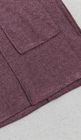 PLUS GLITTER MIDI DRESS IN BROWN DRESS STYLE OF CB