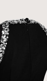 RHINESTONE EMBELLISHED SUNDRESS IN BLACK DRESS STYLE OF CB