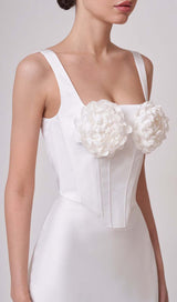 ROSES EMBELISHED CORSET TWO PIECES SET DRESS styleofcb