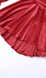 Retro square neck waist dress styleofcb