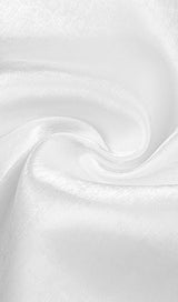 SATIN STRAPLESS MIDI DRESS IN WHITE Dresses styleofcb