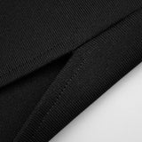 SCALLOPED MESH INSERT MAXI DRESS IN BLACK DRESS styleofcb