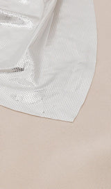 SEQUIN ASYMMETRIC BANDAGE MINI DRESS Dresses styleofcb