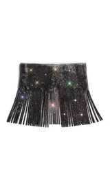 SEQUIN CRYSTAL MINI SKIRT Mini Skirts styleofcb