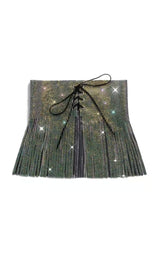 SEQUIN CRYSTAL MINI SKIRT Mini Skirts styleofcb FREE SIZE COLOURS