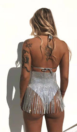 SEQUIN CRYSTAL MINI SKIRT Mini Skirts styleofcb
