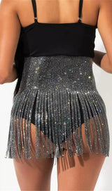 SEQUIN CRYSTAL MINI SKIRT Mini Skirts styleofcb