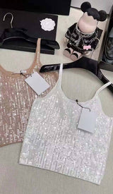 SEQUIN EMBROIDERED TANK TOP DRESS STYLE OF CB