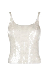 SEQUIN EMBROIDERED TANK TOP DRESS STYLE OF CB