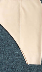 SEQUIN IRREGULAR MIDI DRESS IN PINK DRESS styleofcb