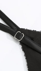 SEQUINS MIDI DRESS IN BLACK Dresses styleofcb