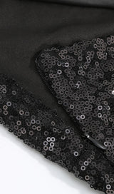 SEQUINS MIDI DRESS IN BLACK Dresses styleofcb