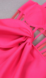 SPLIT BANDAGE MIDI DRESS IN RED Dresses styleofcb