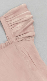 SQUARE NECK BUTTERFLY SLEEVE SPLIT THIGH DRESS DRESS STYLE OF CB