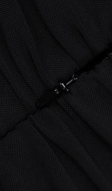 STRAPLESS LACE FLOWER MINI DRESS IN BLACK Dresses styleofcb