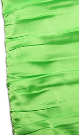 STRAPLESS MINII DRESS IN GREEN Dresses styleofcb