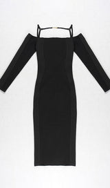 STRAPPY HOLLOW STRAPLESS BANDAGE MINI DRESS IN BLACK Dresses styleofcb