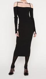 STRAPPY HOLLOW STRAPLESS BANDAGE MINI DRESS IN SKY BLUE Dresses styleofcb