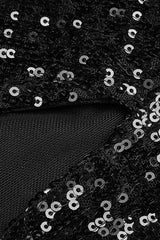 SHINY SEQUINS STRAPLESS TOP SPLIT SKIRTS TOPS & SKIRTS Oh CICI