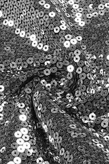 STRAPLESS SILVER SEQUIN TOP PANTS TWO PIECE SET BODYSUITS & JUMPSUITS Oh CICI