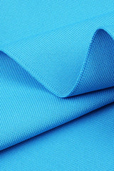 STRAPPY CORSET MIDI BANDAGE DRESS IN BLUE Bandage Dresses styleofcb