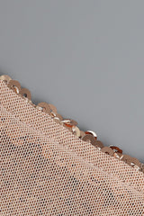 STRAPPY SEQUINS SLIT MIDI DRESS IN GOLD Sequins Dress styleofcb