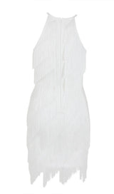 TASSELS MIDI DRESS IN WHITE Dresses styleofcb