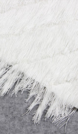 TASSELS MIDI DRESS IN WHITE Dresses styleofcb