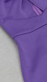 TWIST FRONT CUT OUT MAXI DRESS IN PURPLE DRESS styleofcb