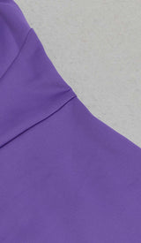 TWIST FRONT CUT OUT MAXI DRESS IN PURPLE DRESS styleofcb