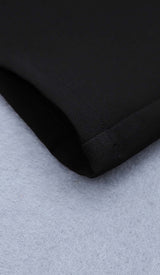 TWISTED BOW SILK FAILLE JUMPSUIT DRESS STYLE OF CB