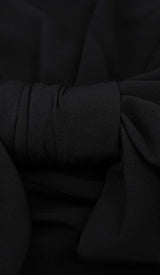 TWISTED BOW SILK FAILLE JUMPSUIT DRESS STYLE OF CB