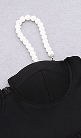 UMBRELLA HEMLINE MIDI DRESS IN BLACK Dresses styleofcb