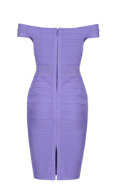 VIOLET BANDAGE MINI DREES Dresses styleofcb