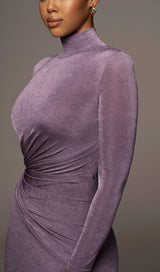 VIOLET RUCHED KNIT MAXI DRESS Dresses styleofcb