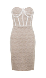 WHIRE LACE CROSET DRESS styleofcb