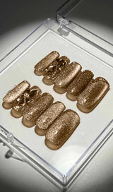 GOLD CAT EYE HANDMADE PRESS ON NAILS Press On Nails Oh CICI