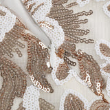 FLORAL LACE MINI DRESS IN WHITE styleofcb