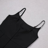 BANDAGE PEARL MESH MINI DRESS IN BLACK styleofcb