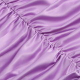 CORSET SATIN MINI DRESS IN PURPLE Bandage Dresses styleofcb