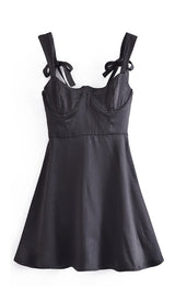 BANDAGE SLEEVELESS MINI DRESS IN BLACK styleofcb